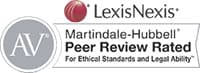 LexisNexis Martindale-Hubbell Peer Review Rated For Ethical Standards and Legal Ability